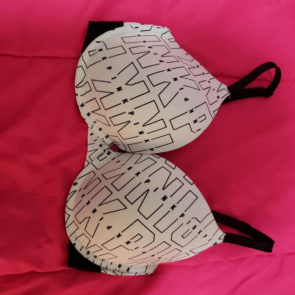Pink bra